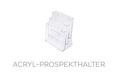Acryl-Prospekthalter
