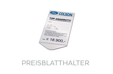 Preisblatthalter