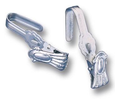 Edelstahlklammer mit Haken