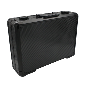 Preview: Schlüsselkoffer Premium für 60 Schlüssel, aus Polycarbonat und Aluminium-Magnesium Rahmen, im Carbonlook, Aussenansicht