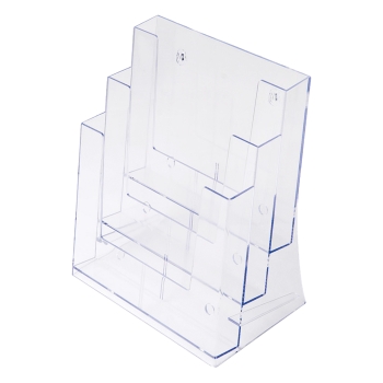Prospekthalter Tisch/Wand 3 x A4