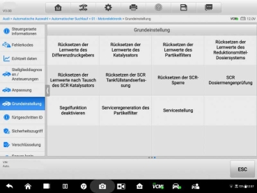 Diagnosegerät Autel MS 919 Apps
