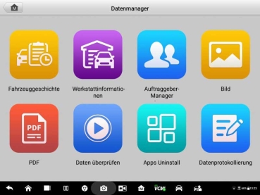 Diagnosegerät Autel MS ULTRA Apps