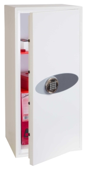 Sicherheitstresor Einbruchschutz mit elektrischem Hochsicherheitsschloss,  EN14450 S2, Gewicht 65 Kg