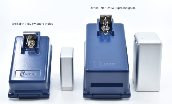 Supra Indigo, Gegenüberstellung der Grössen