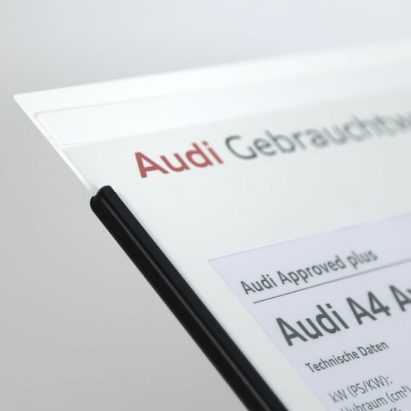 Visi/Board Preisauszeichnung zum Einschub hinter der Windschutzscheibe