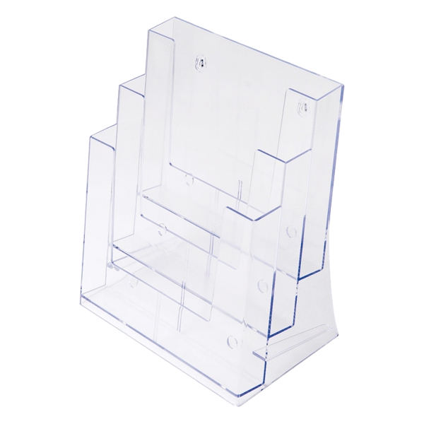Prospekthalter Tisch/Wand 3 x A4