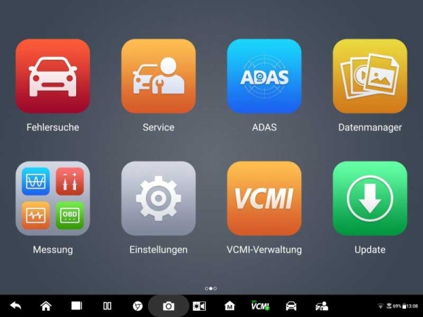 Diagnosegerät Autel MS 919 Apps