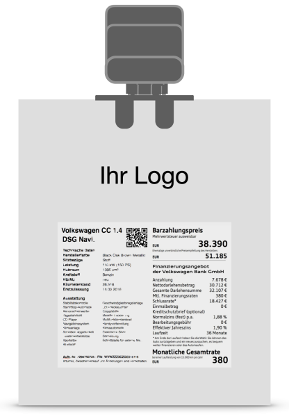 Digitales Preisschild