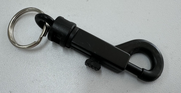 Karabinerhaken schwarz