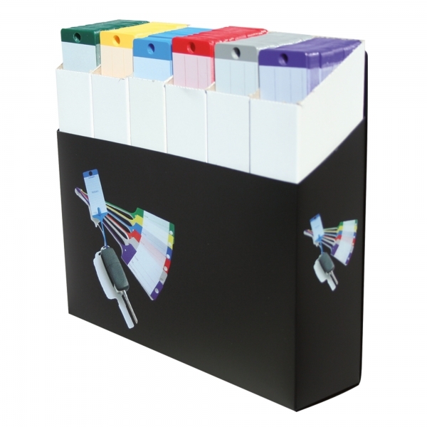 PP-Schlüsselanhängerbox, gefüllt, alle Farben