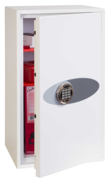 Sicherheitstresor Einbruchschutz mit elektrischem Hochsicherheitsschloss,  EN14450 S2, Gewicht 54 Kg