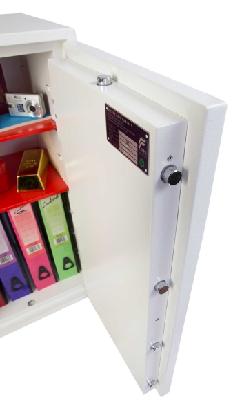 Sicherheitstresor Einbruchschutz mit elektrischem Hochsicherheitsschloss,  EN14450 S2, Gewicht 65 Kg