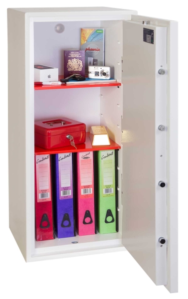 Sicherheitstresor Einbruchschutz mit elektrischem Hochsicherheitsschloss,  EN14450 S2, Gewicht 65 Kg