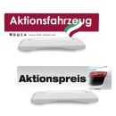 Autodachschild Swing mit Ihrer Werbung